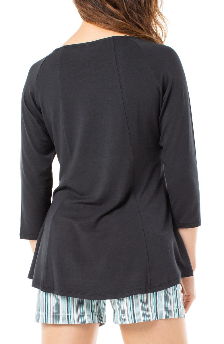 Liverpool Ballet Neck Seamed Top, Alternate, color, 