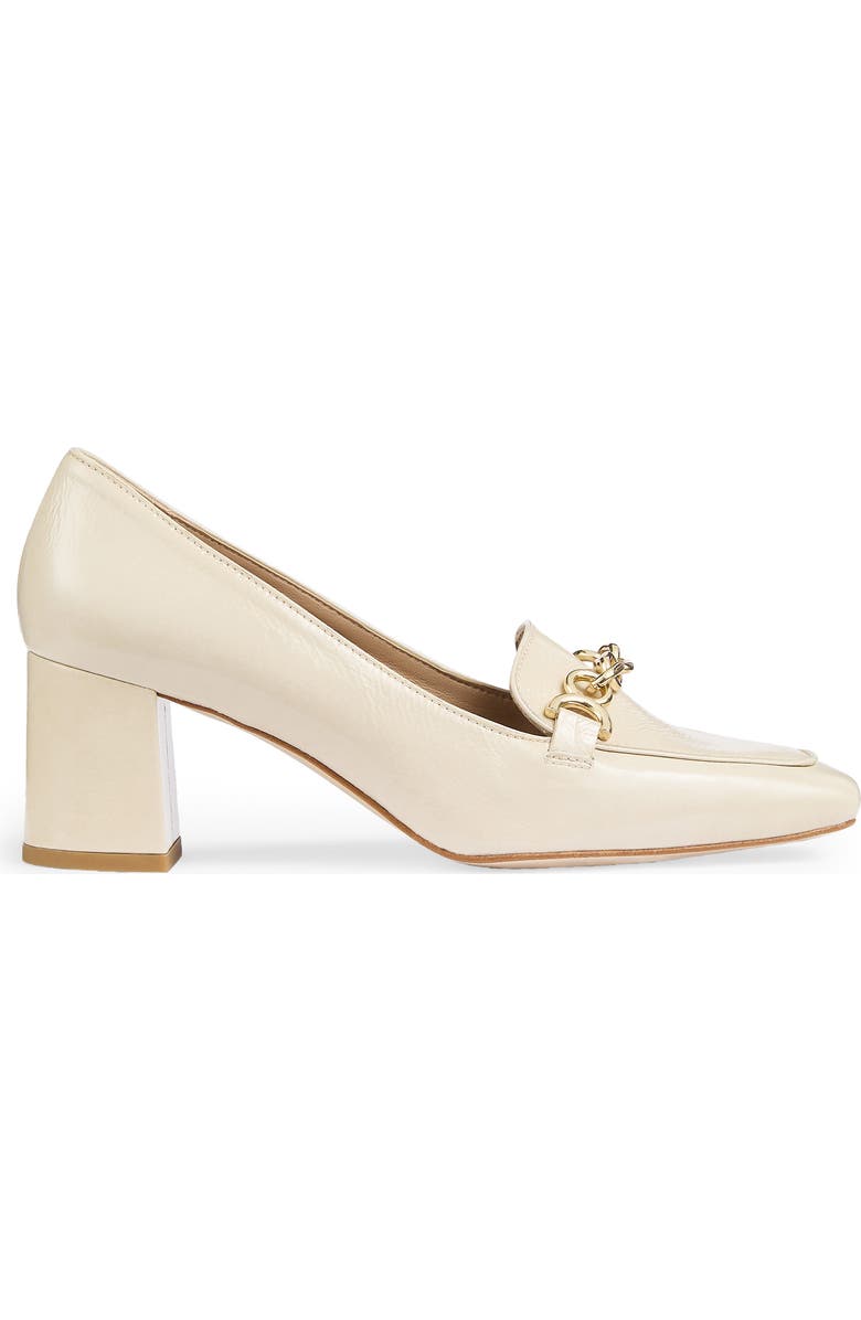 LK Bennett Johanna Loafer Pump, Alternate, color, Ecru