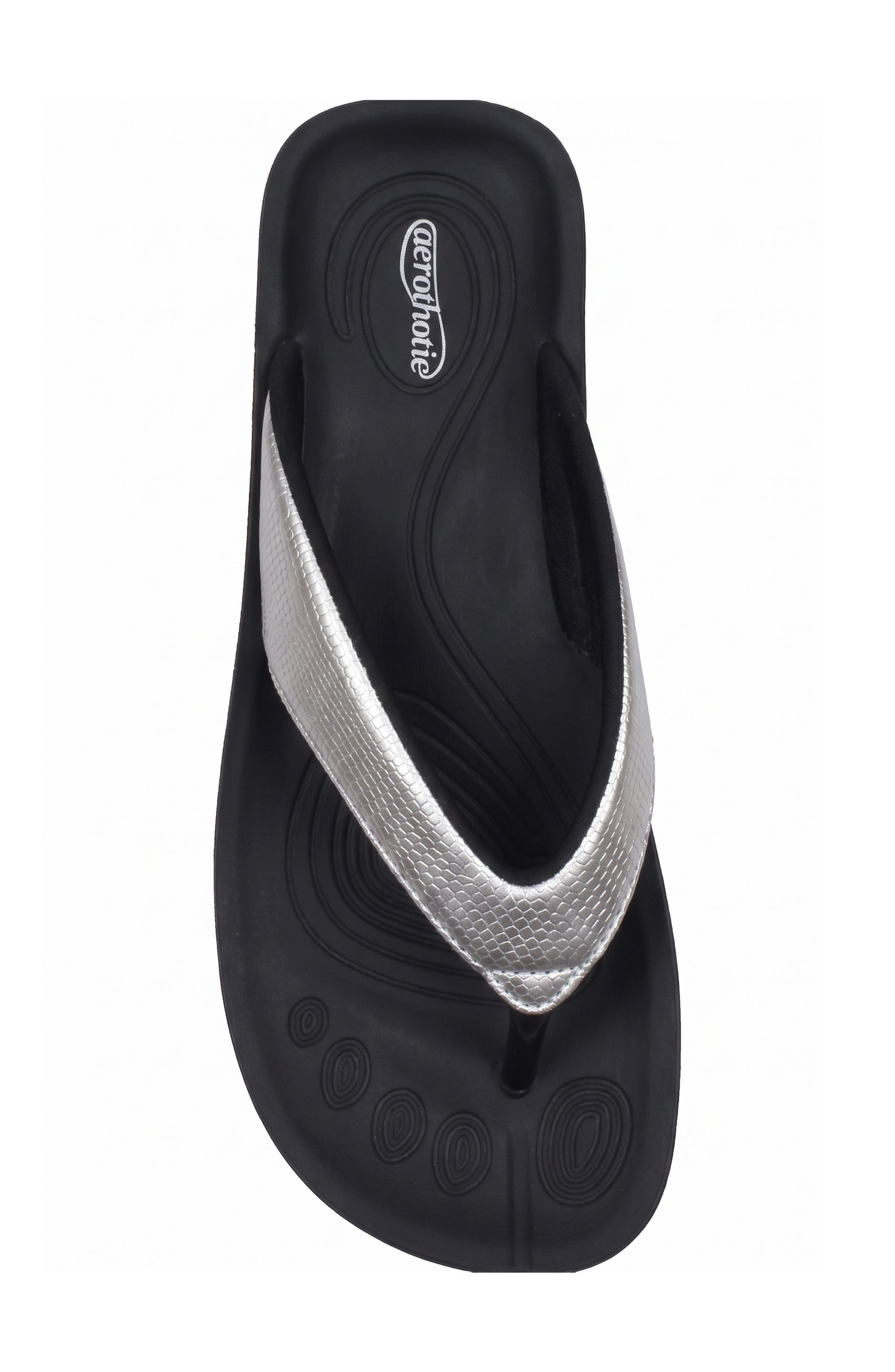 Meira Flip Flop, Alternate, color, SILVER