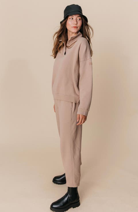 Organic Cotton Teddy Cropped Pant