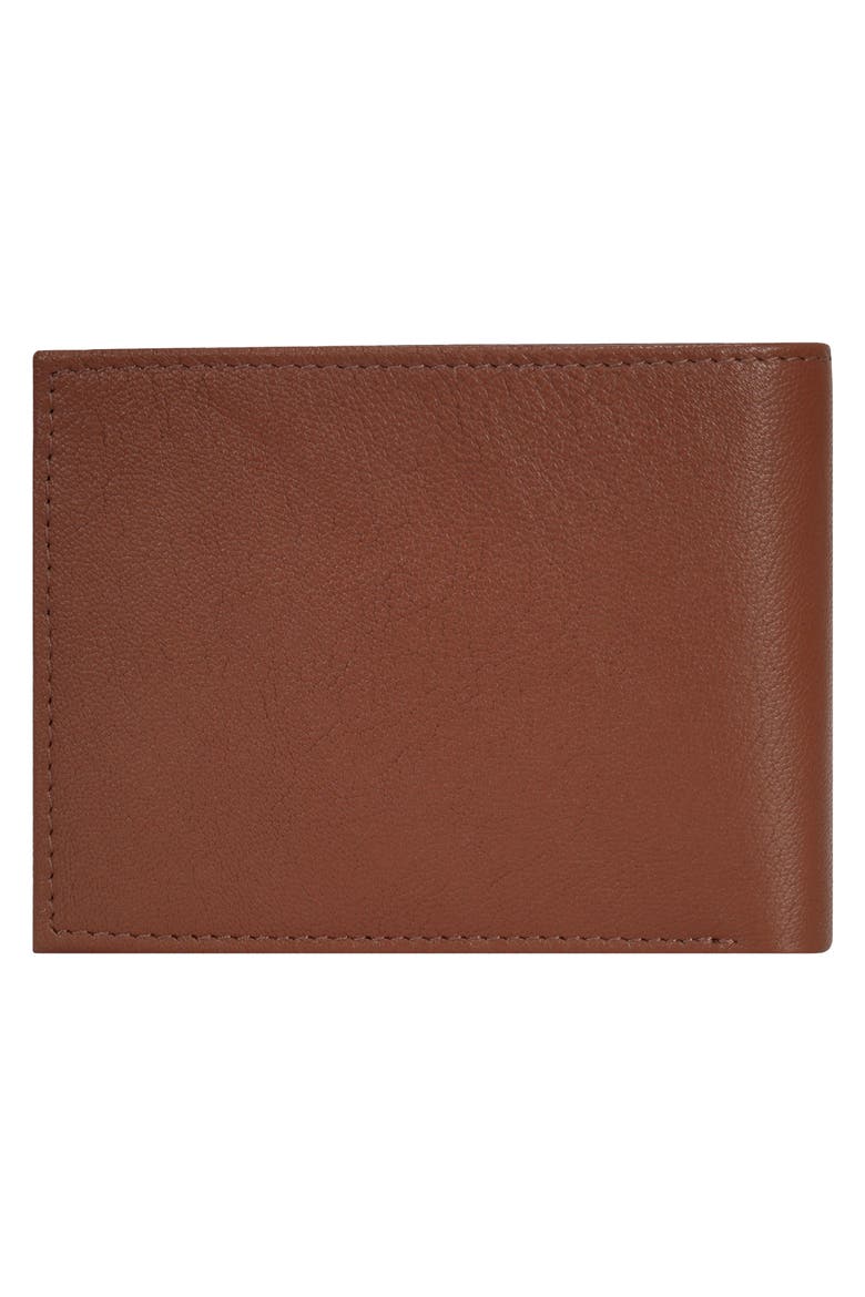 Onyx ID Flap Leather Bifold Wallet, Alternate, color, BROWN