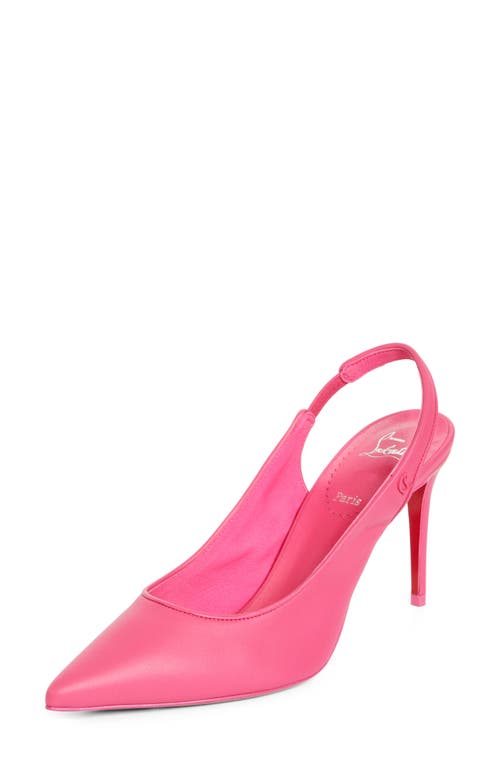 Christian Louboutin Sporty Kate Leather Red Sole Slingback Pumps