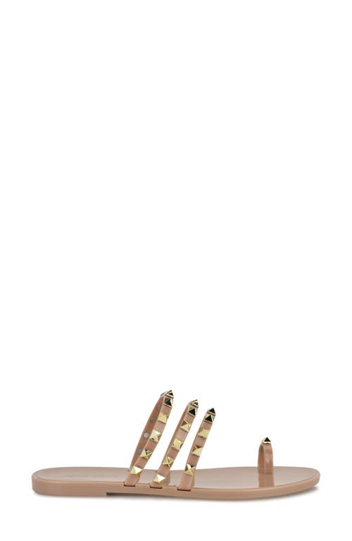 Nine West Centy Studded Toe Loop Sandal