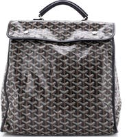 Pre-Owned Goyard Saint Leger Briefcase Backpack Coated Canvas
