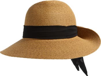 Nine West Flip Up Floppy Straw Hat Nordstromrack