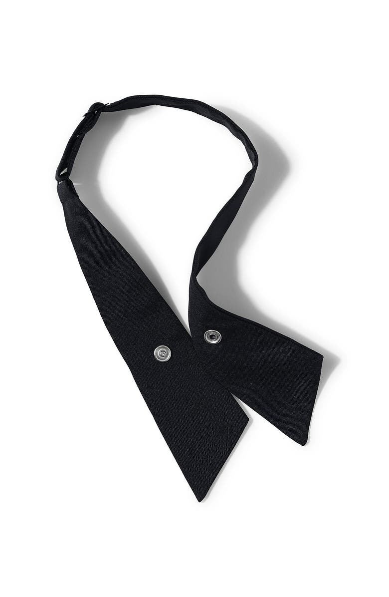 Lands' End Girls Cross Tie, Alternate, color, Black
