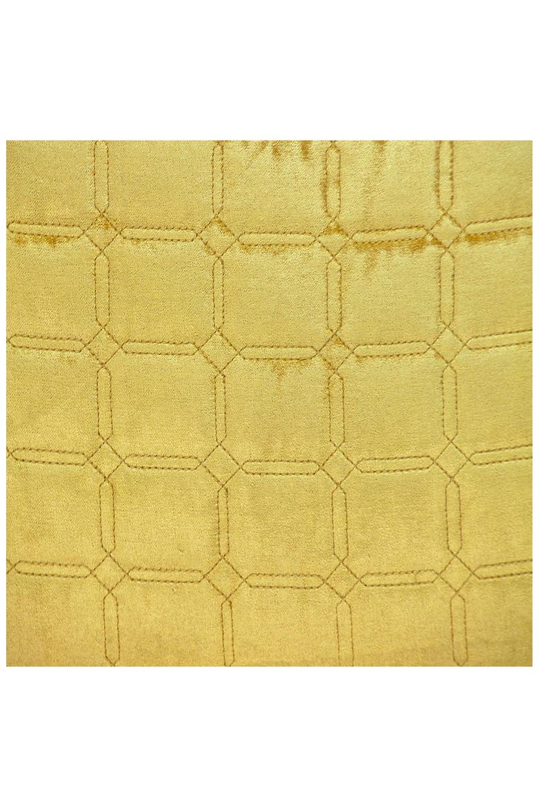 Marrisa Velvet Throw Pillow, Alternate, color, YELLOW