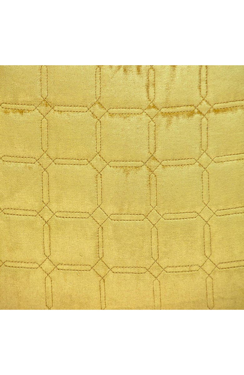 PARKLAND COLLECTION Marrisa Velvet Throw Pillow, Alternate, color, Yellow