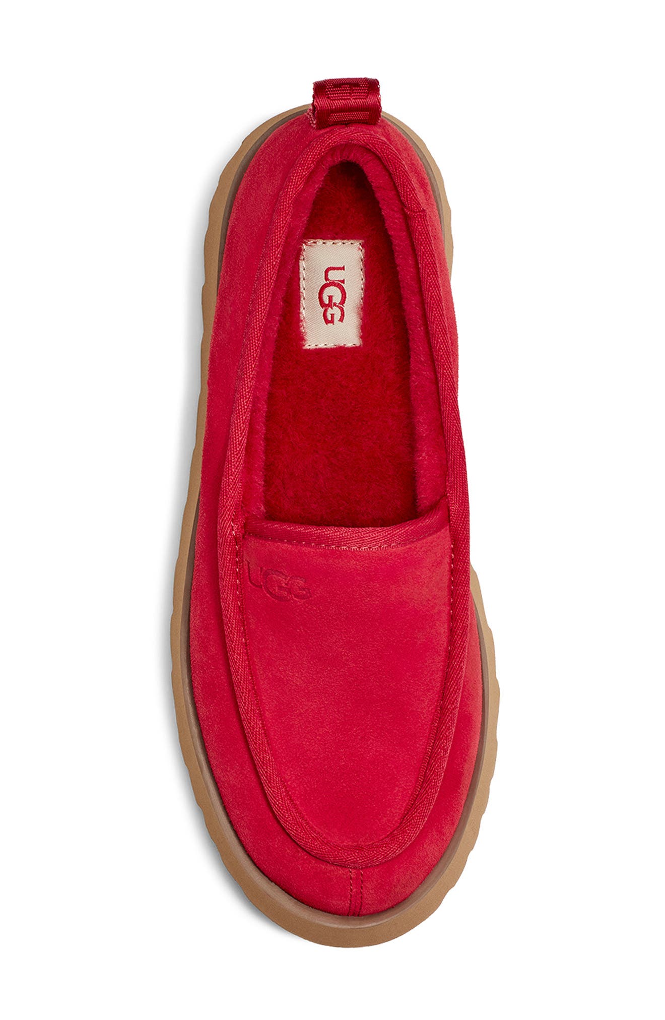 Super Moc Slipper, Alternate, color, SAMBA RED