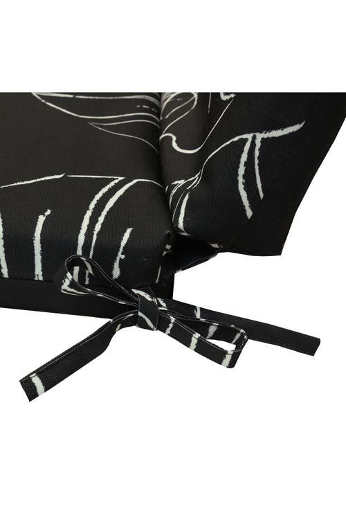 Outdoor Decor By Commonwealth High Back Patio Chair Cushion In Black
