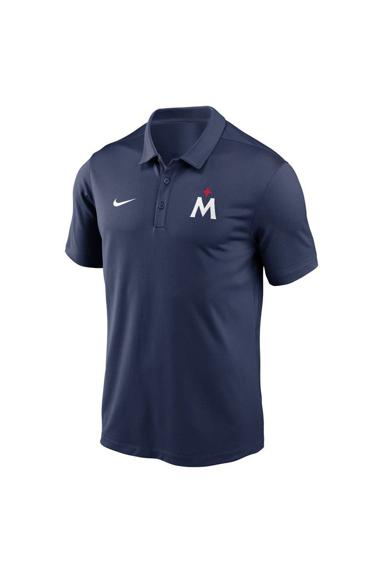 Men's Nike Navy Minnesota Twins 2023 Agility Logo Franchise Performance Polo, Alternate, color, Navy