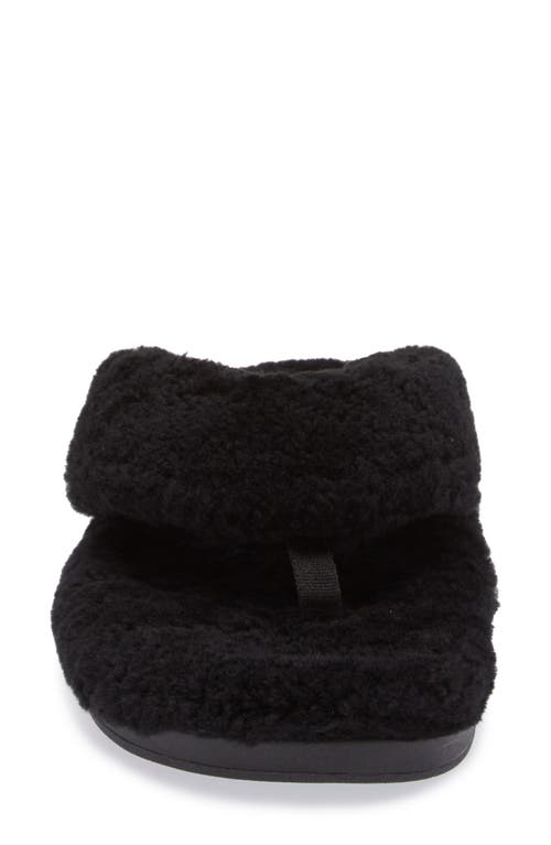 Olukai Kipea Heu Genuine Shearling Slide Sandal