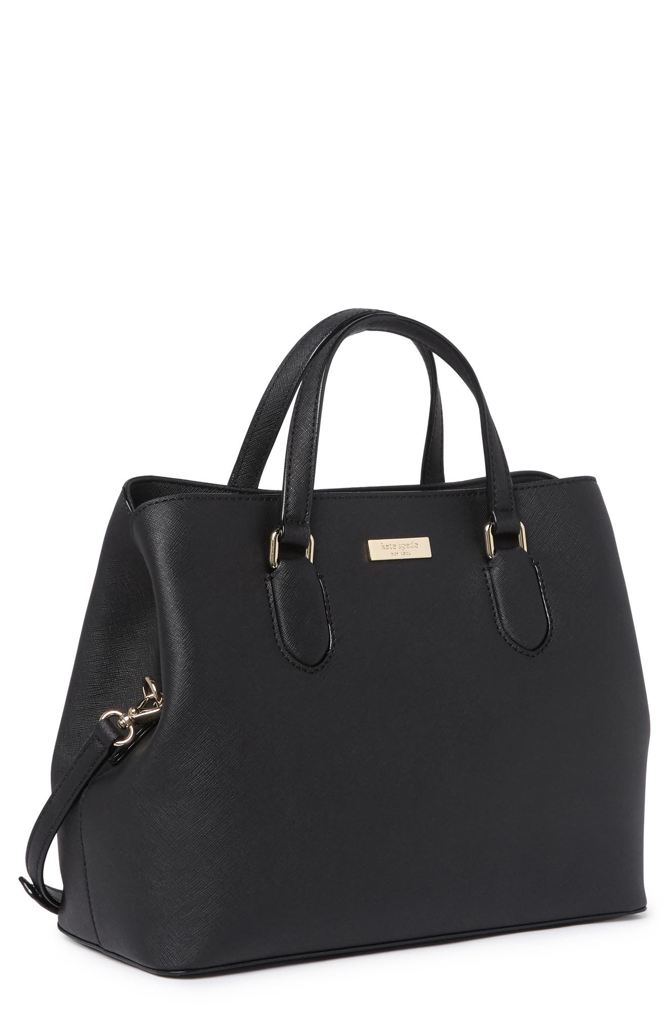Kate Spade New York evangelie leather satchel, Alternate, color, 