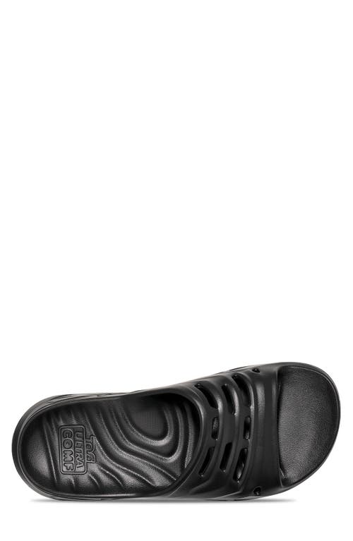 Teva Apretrail Slide Sandal In Black
