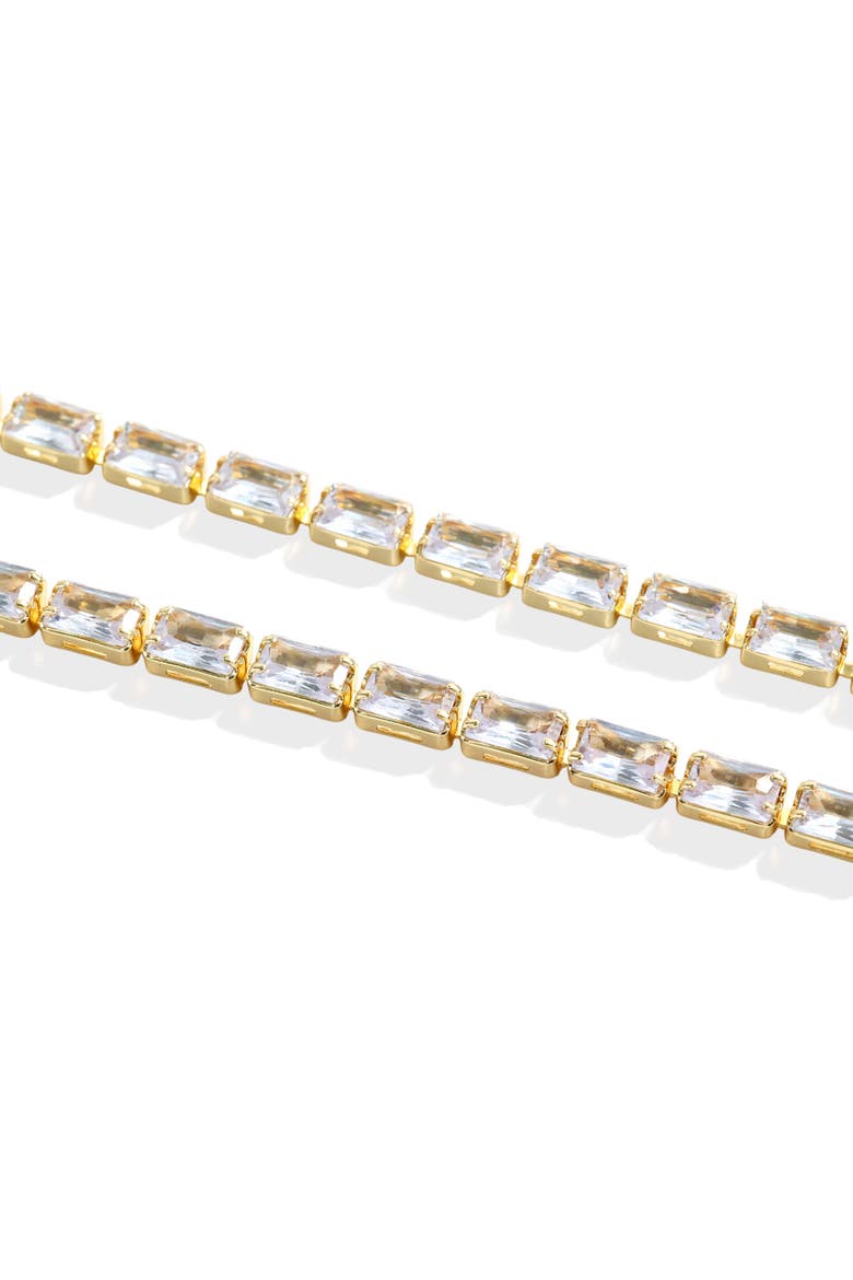 Baguette Tennis Bracelet, Alternate, color, Silver