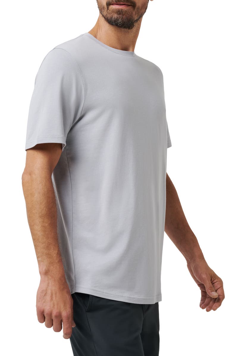 TravisMathew Cloud Crewneck T-Shirt, Alternate, color, Heather Sleet
