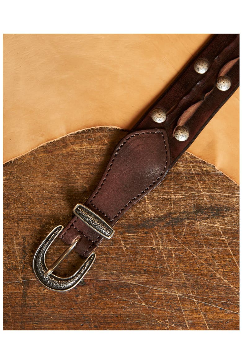 Venice Calf Leather Belt, Alternate, color, CUOIO