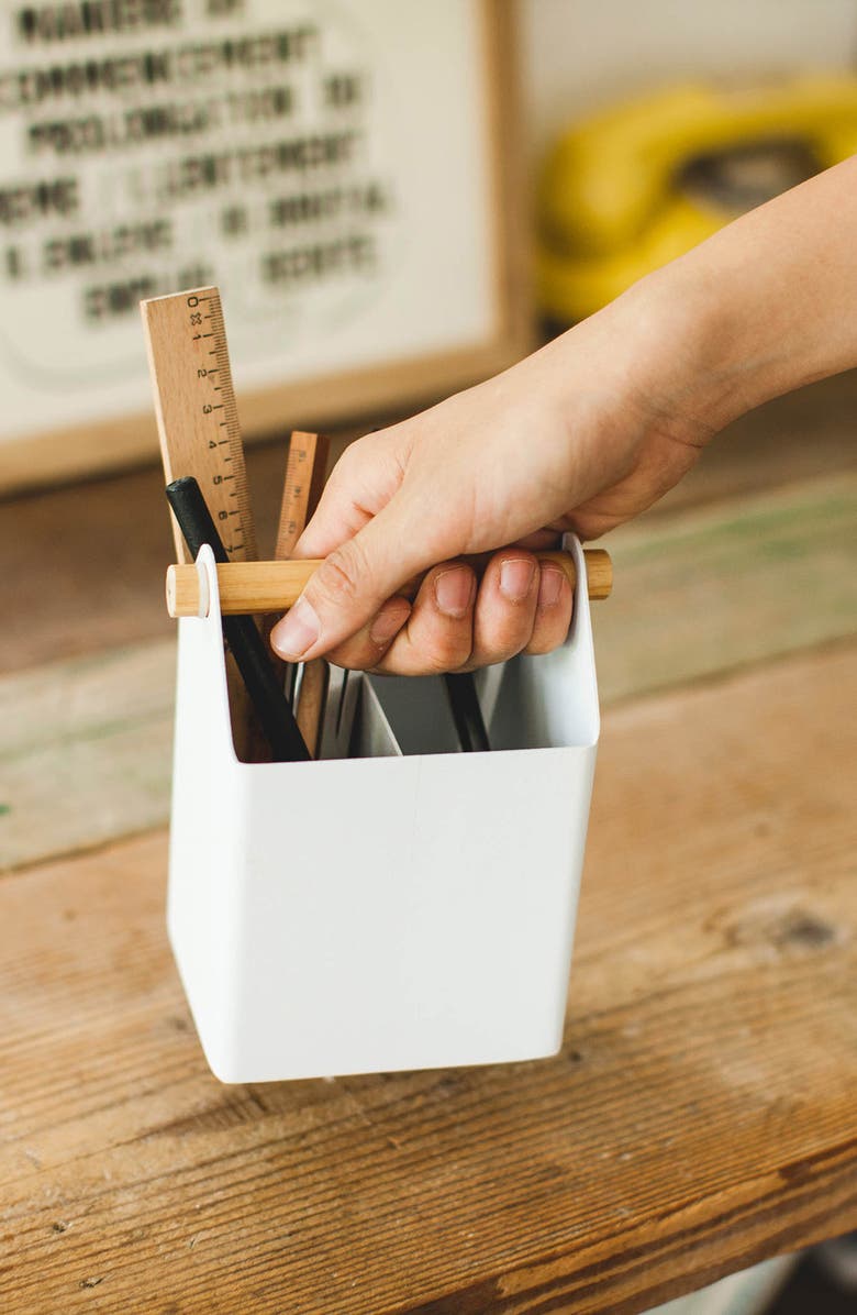 Yamazaki Tosca Pen Stand, Alternate, color, White