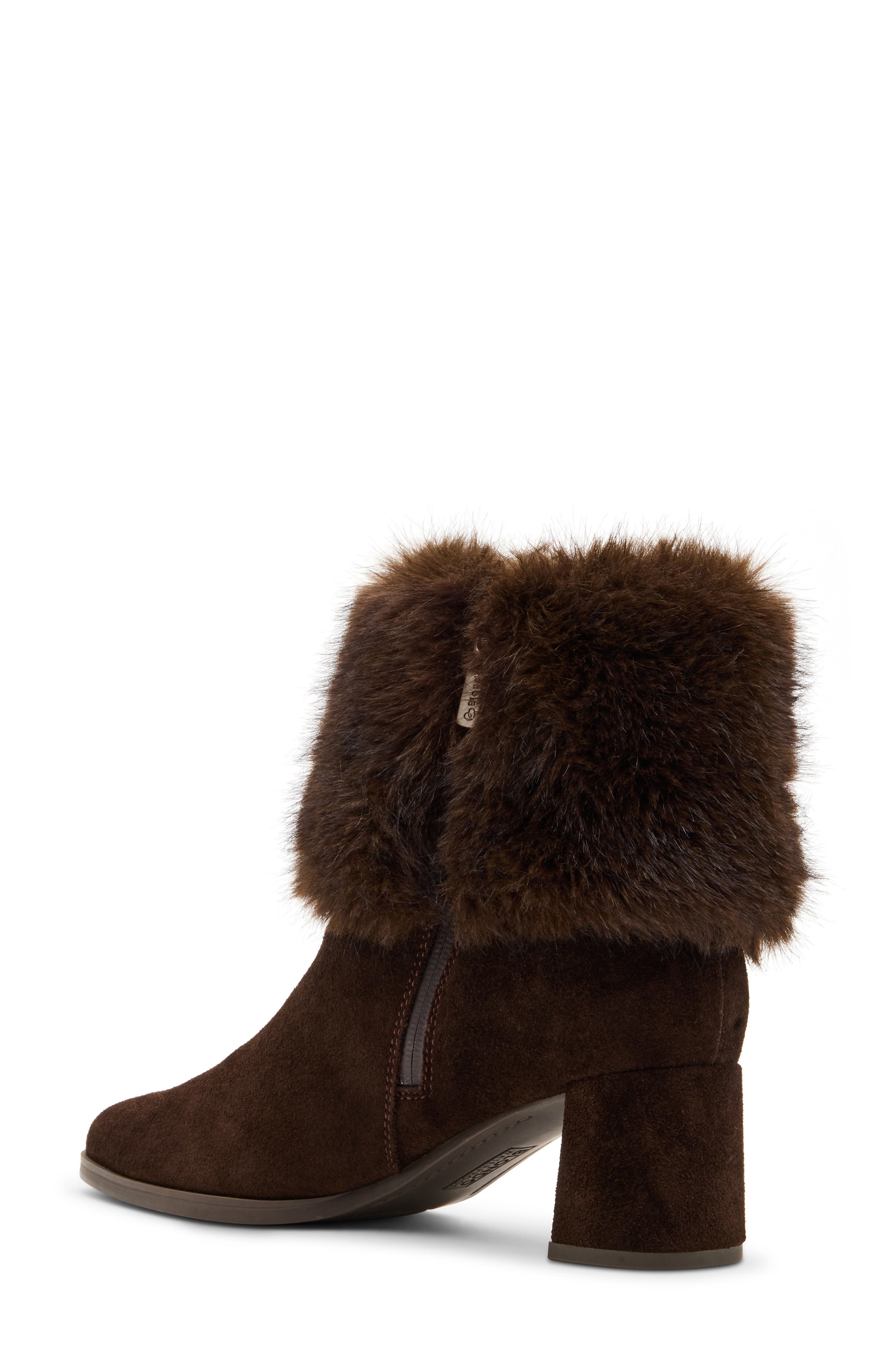 Blondo Hinata Waterproof Faux Fur & Leather Bootie (Women) | Nordstrom