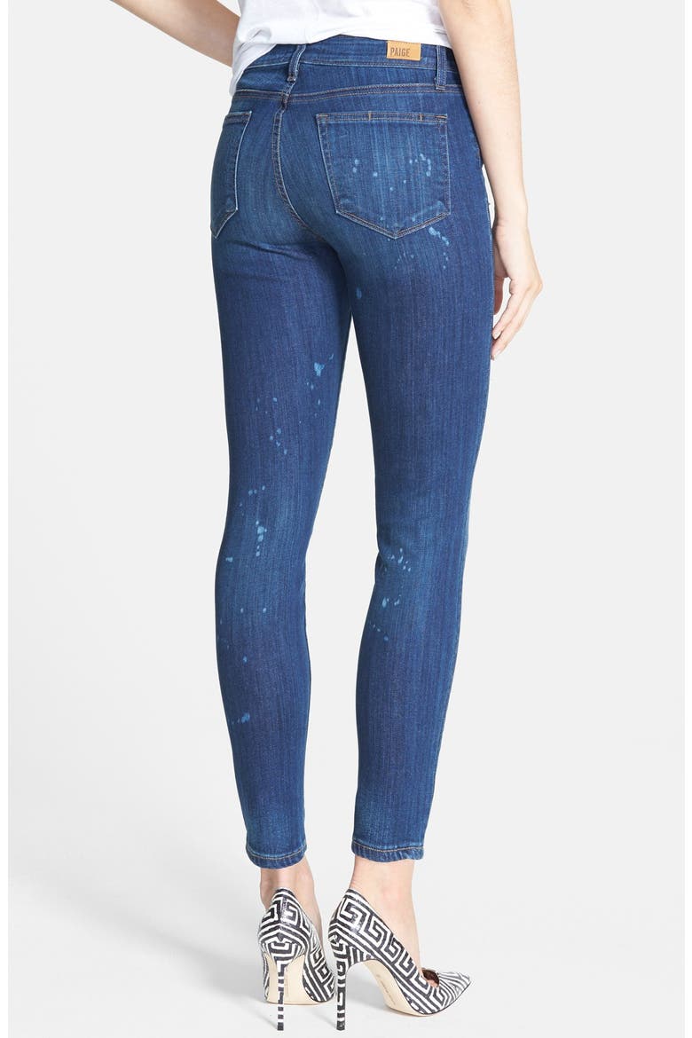 Denim 'Hoxton' Distressed High Rise Skinny Stretch Ankle Jeans, Alternate, color, LOLA DESTRUCTED
