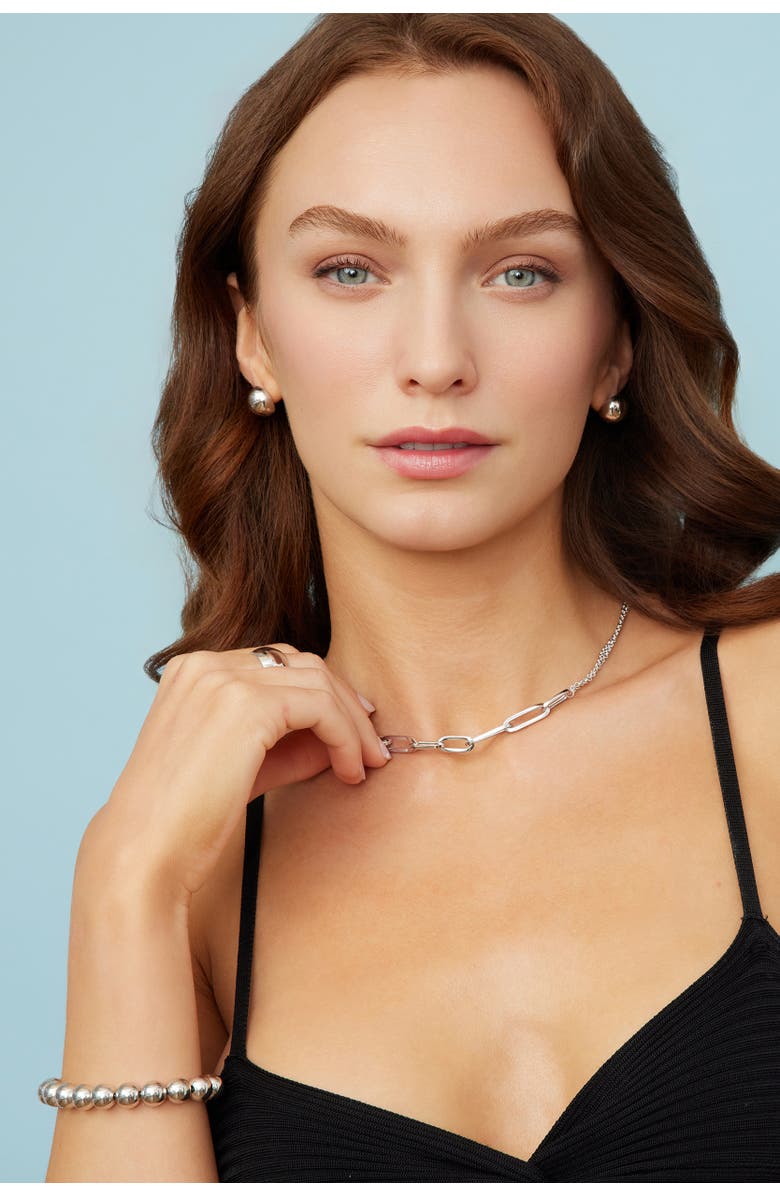 Oradina Belle of the Ball Bracelet in Sterling Silver, Alternate, color, Silver