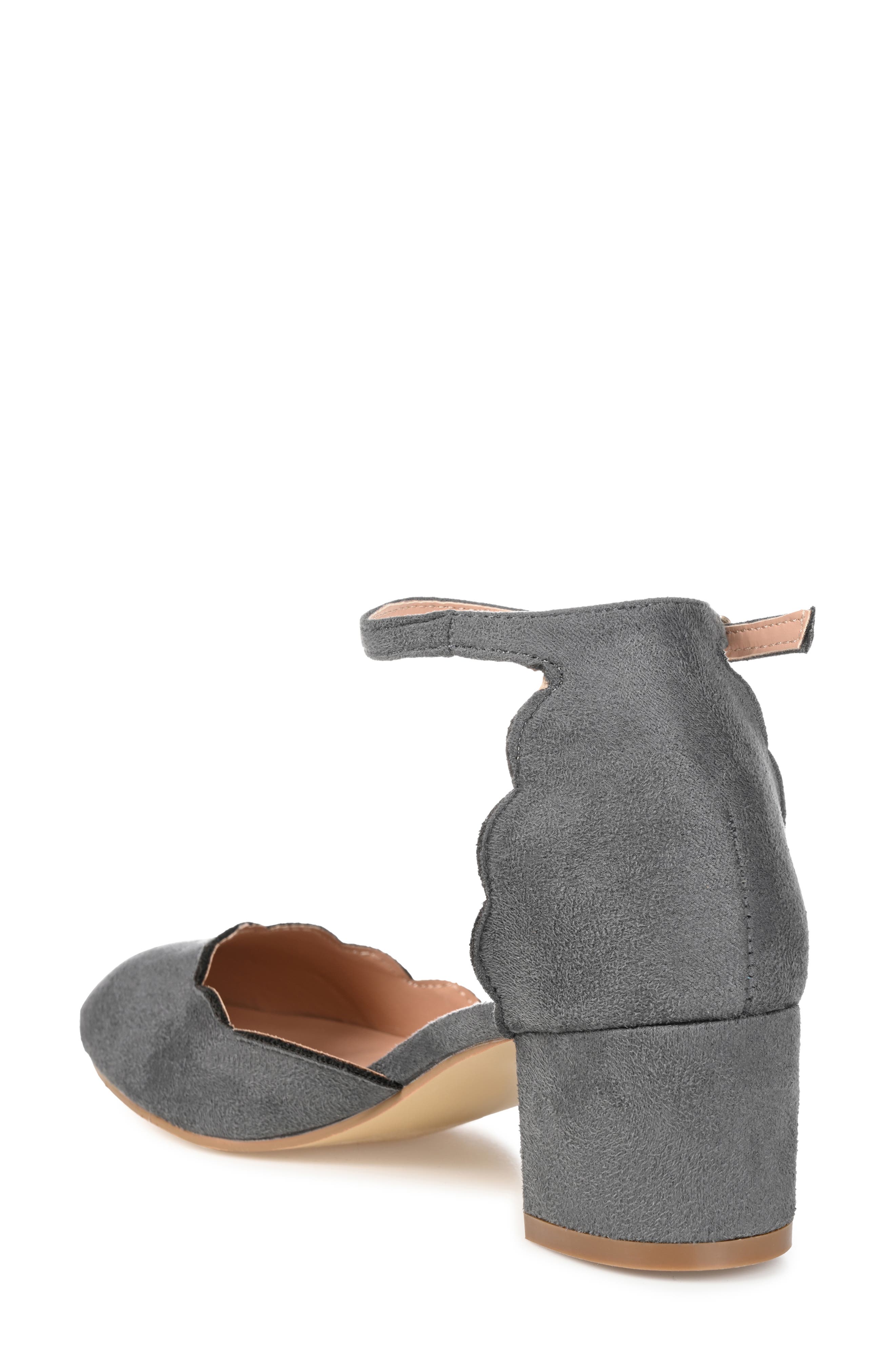 Edna Scallop Trim Pump, Alternate, color, GREY
