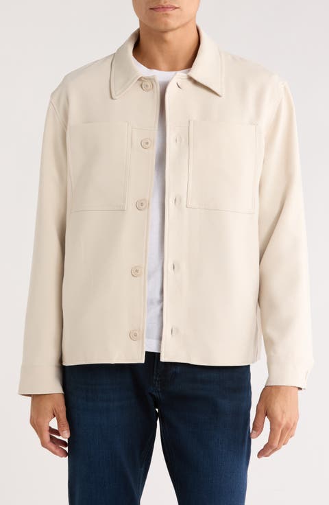 Boxy Fit Overshirt Jacket