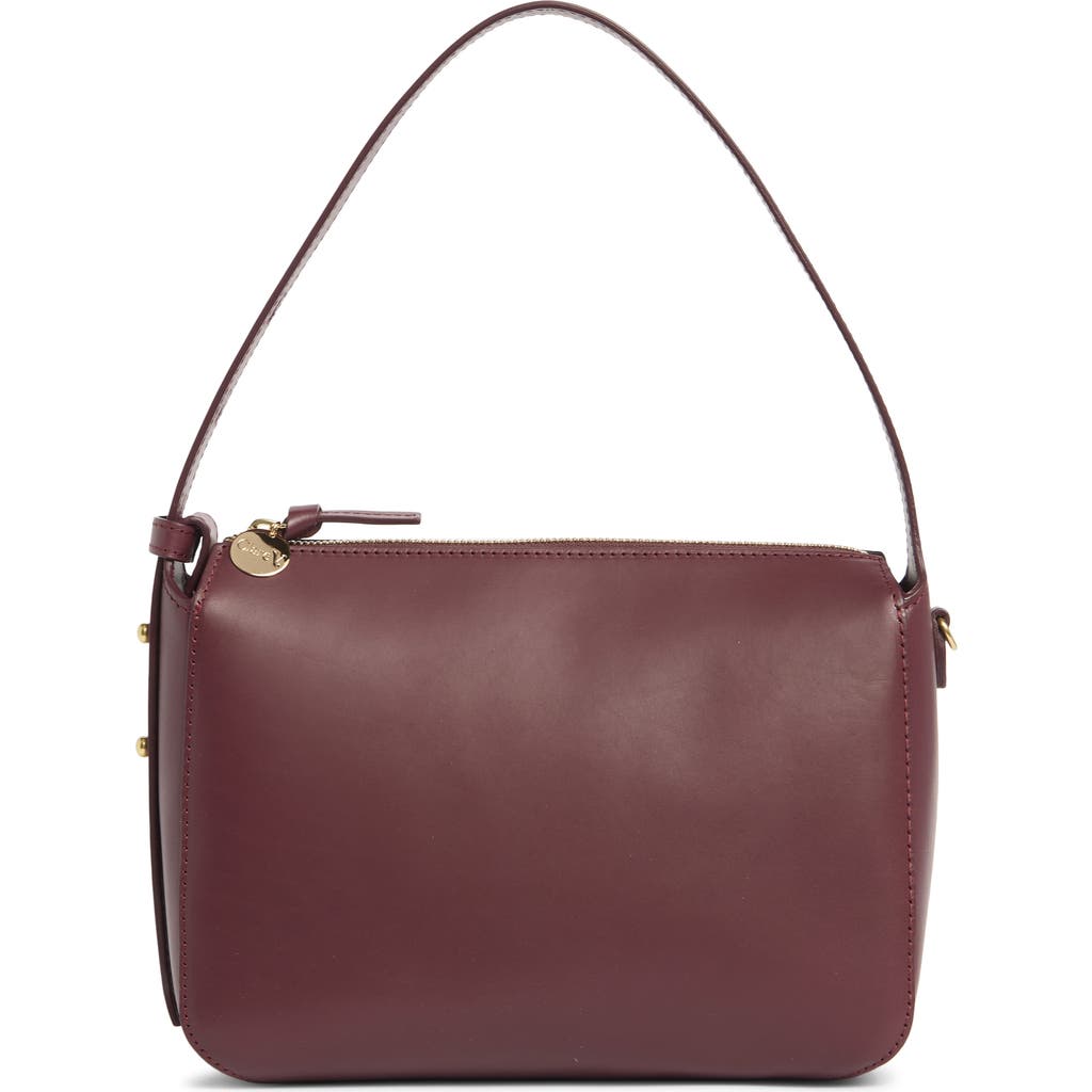 Clare V . Fleurine Leather Shoulder Bag
