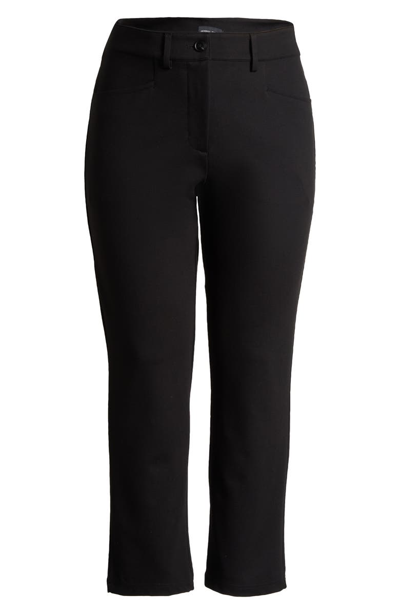Universal Standard Ponte Cigarette Pants, Alternate, color, Black