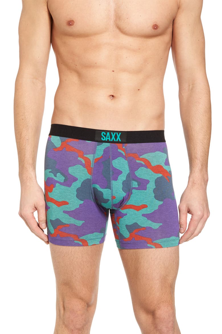 Vibe Stretch Boxer Briefs, Main, color, POP SUPERSIZE CAMO