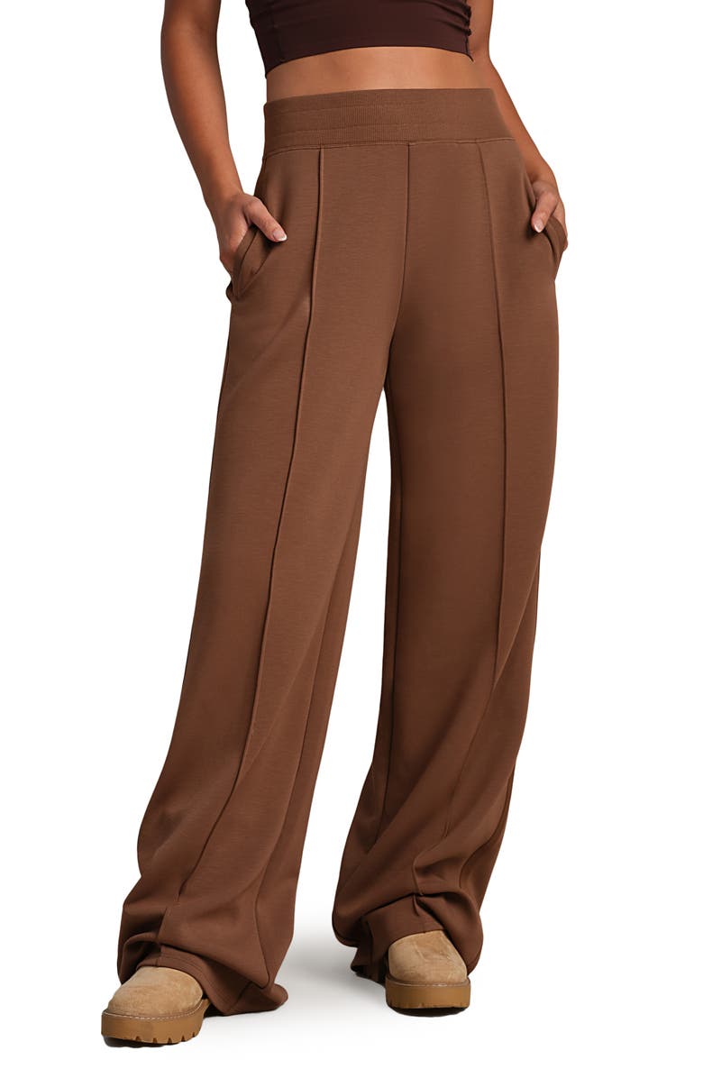 Rhone DreamGlow Trousers, Main, color, Chestnut Brown