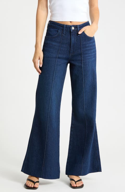 Miramar Faux Denim Wide Leg Pants