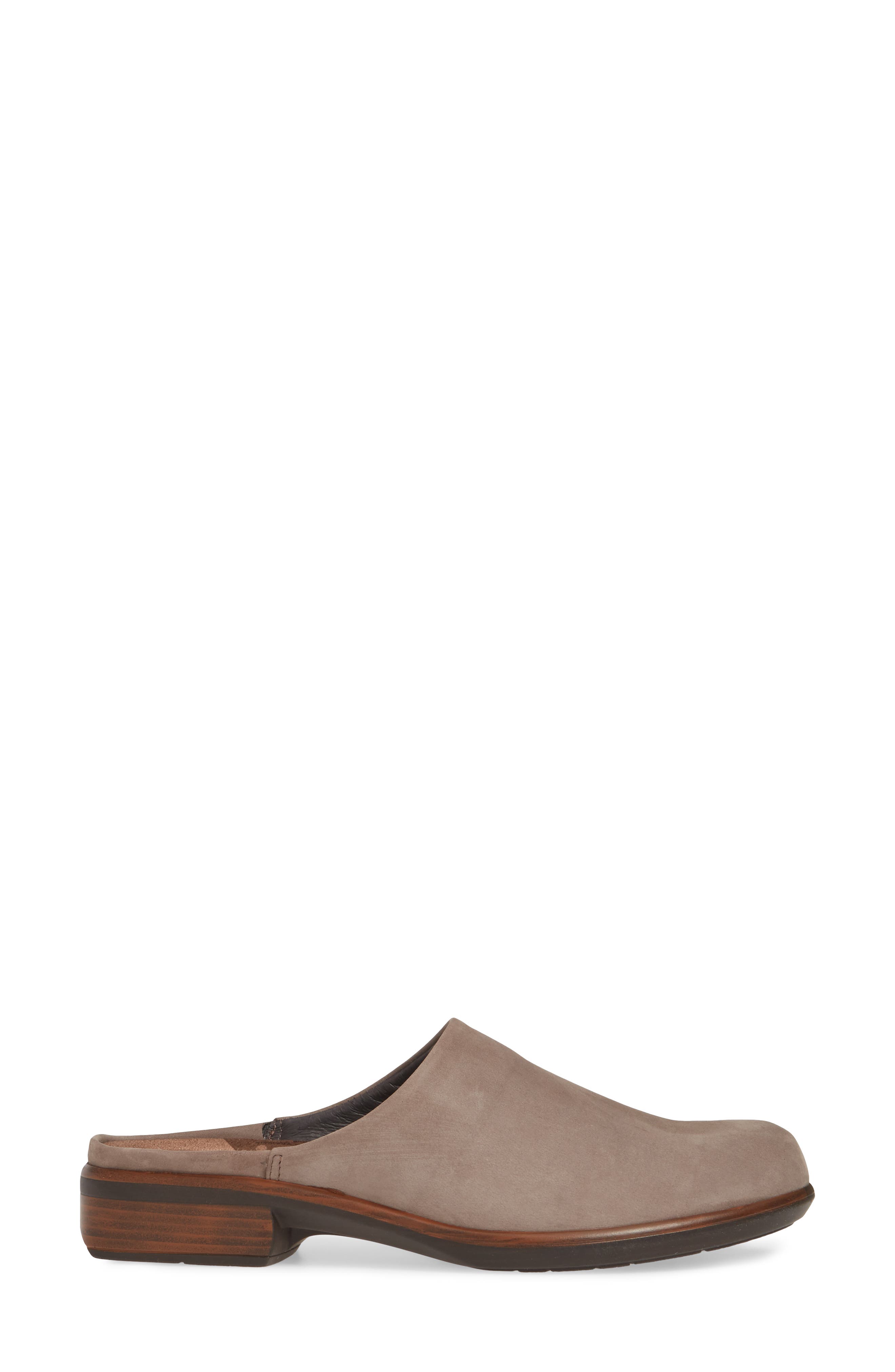 Lodos Mule, Alternate, color, SHIITAKE NUBUCK LEATHER