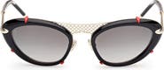 Christian Louboutin Dolly 54mm Gradient Oval Sunglasses