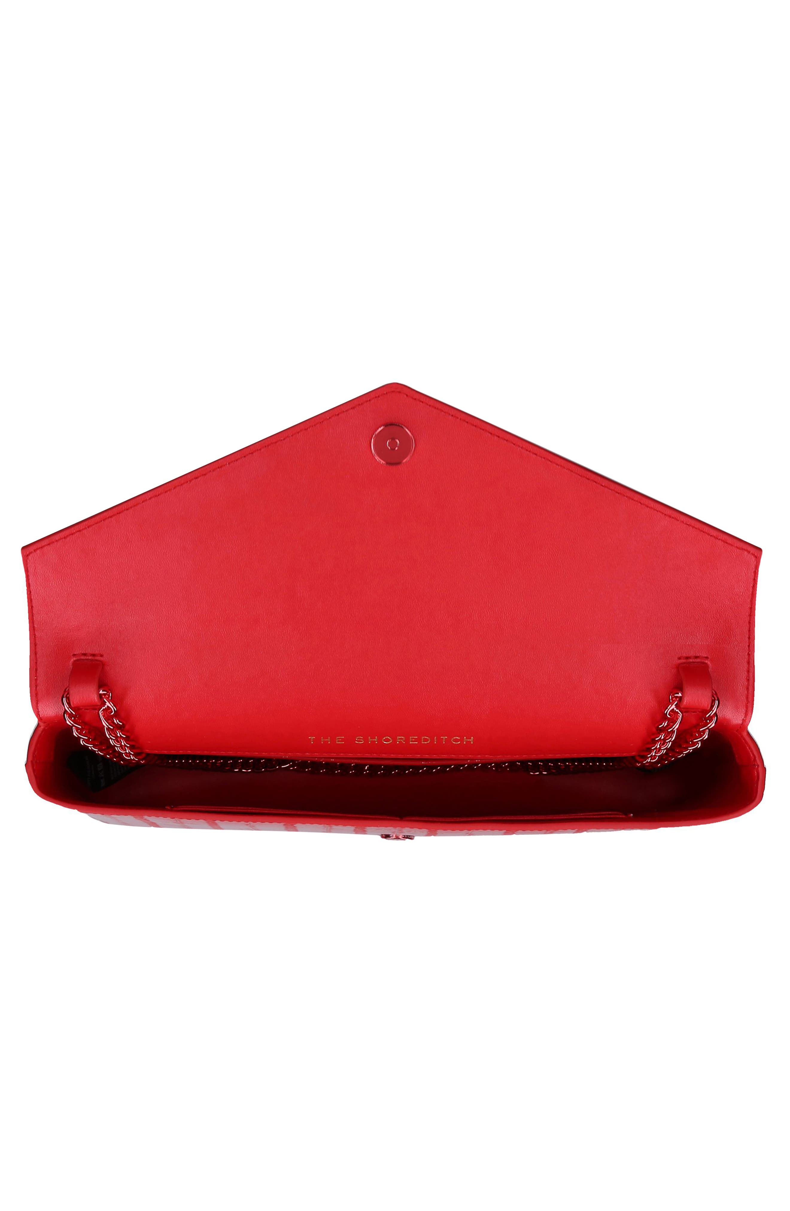 Kurt Geiger London Shoreditch Leather Envelope Clutch | Nordstromrack