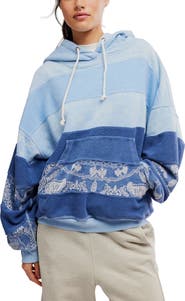 Free People FP Movement Final Call Appliqué Graphic Hoodie