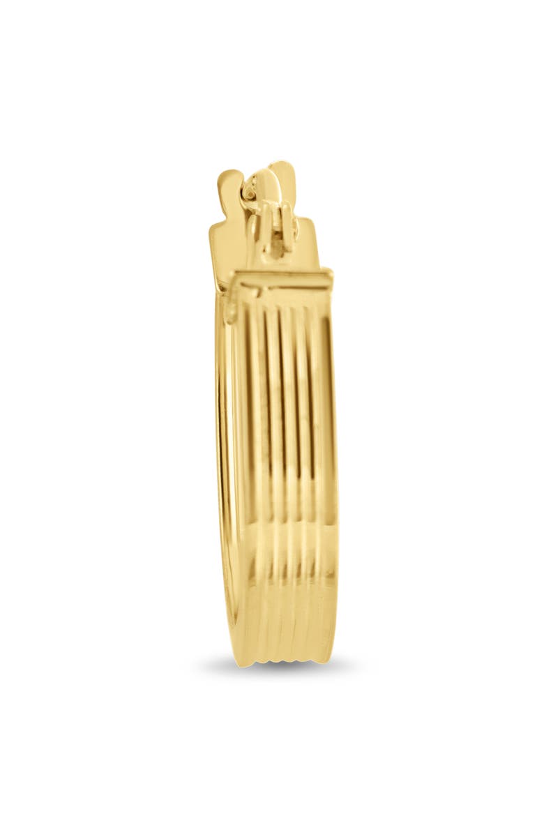 14k Gold Huggie Earrings, Alternate, color, 14KY