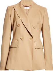Max Mara Osanna Double Breasted Twill Blazer