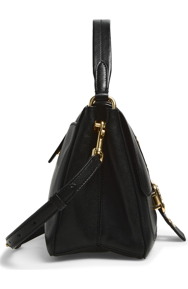Burberry Small Rider Bag, Alternate, color, Black