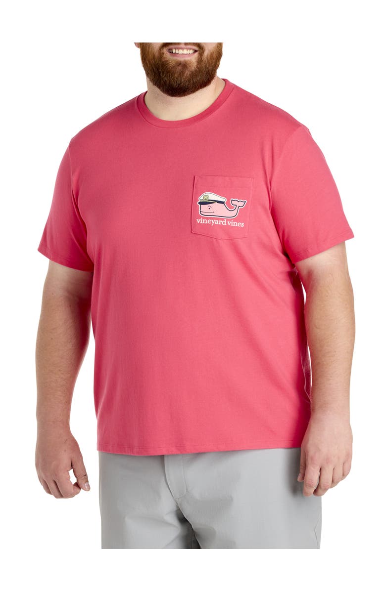 vineyard vines Big & Tall Lobster Bake Whale Graphic Tee, Main, color, Sailors Red