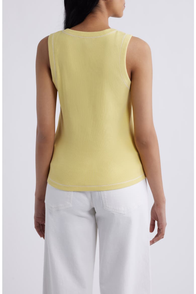 Square Neck Tank, Alternate, color, SUNSHINE