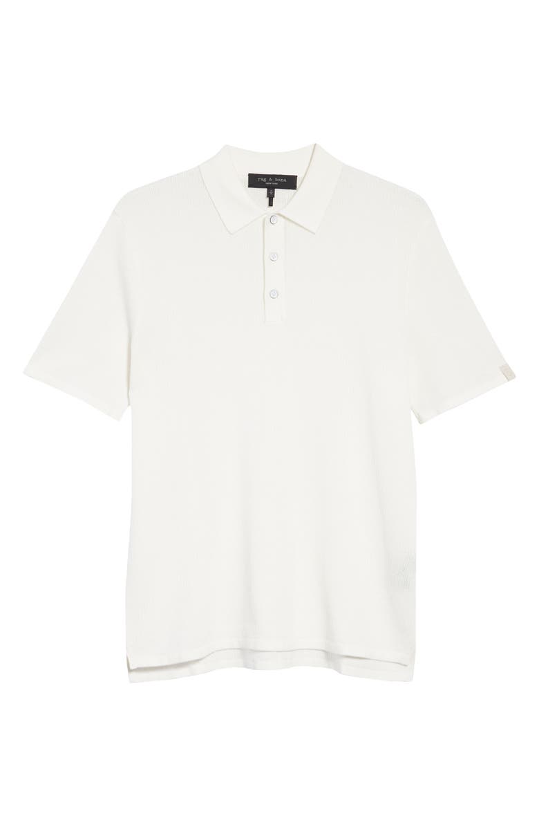 rag & bone Harvey Polo, Alternate, color, Ivory