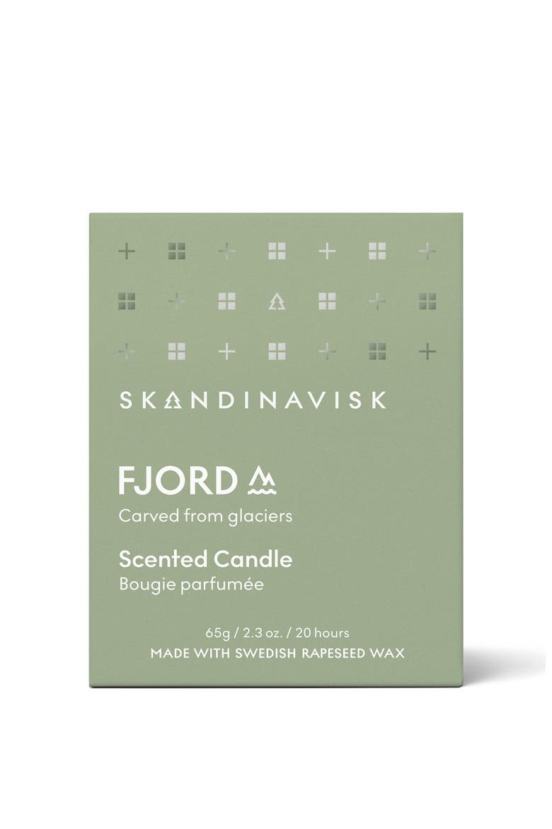 FJORD Scented Candle 65g, Alternate, color, Green