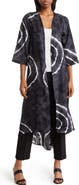 Forgotten Grace Woven Tie Dye Lace Panel Duster