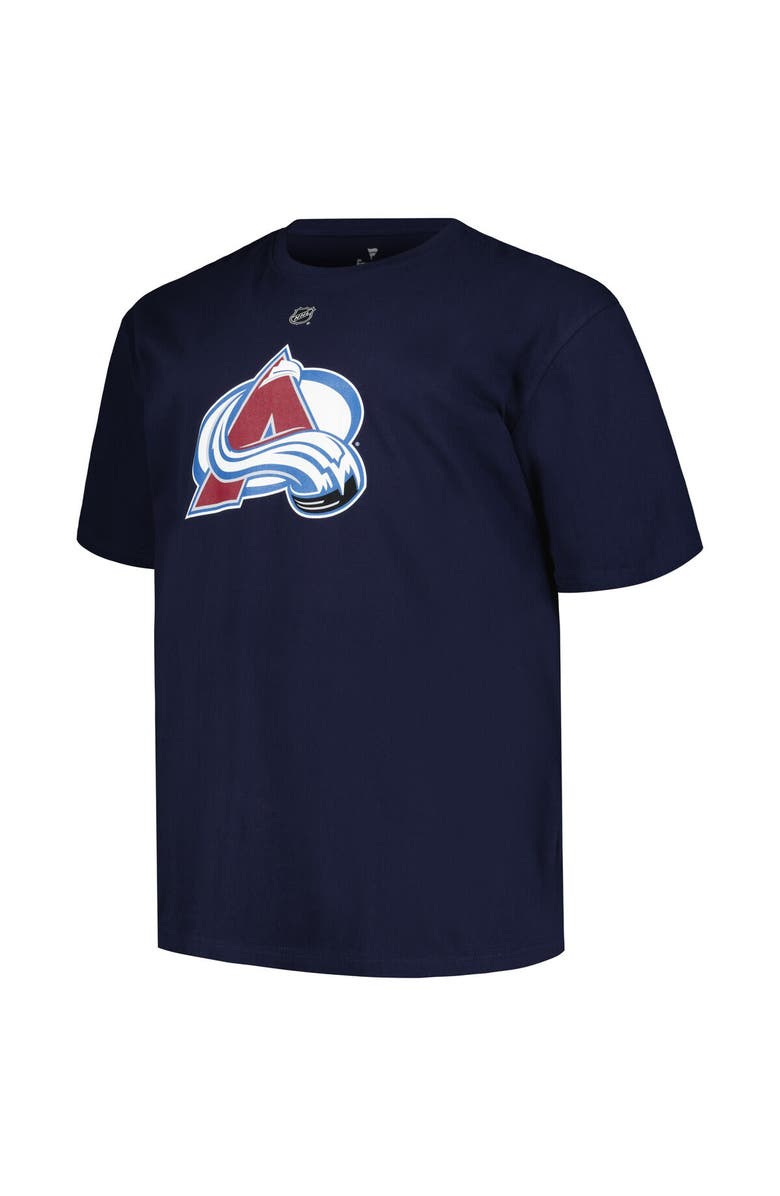 FANATICS Men's Fanatics Branded Cale Makar Navy Colorado Avalanche Big & Tall Name & Number T-Shirt, Alternate, color, Navy