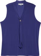 KASPER Necktie Jersey Tank