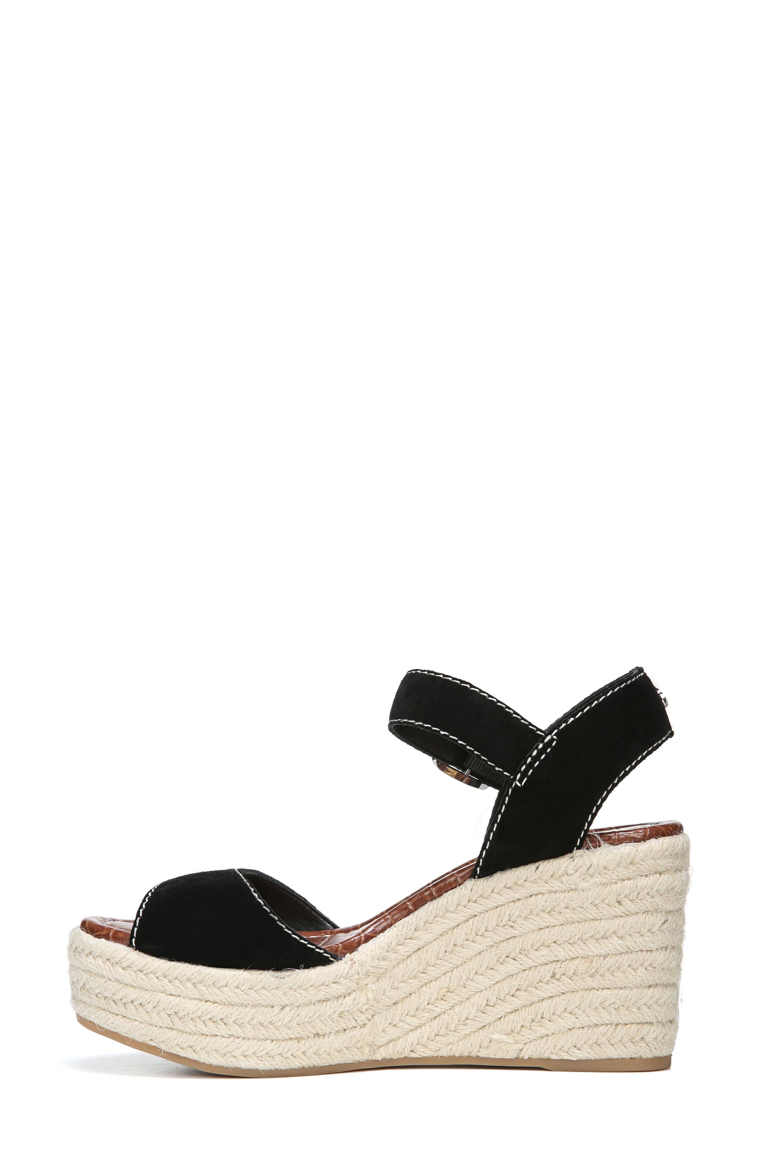Dimitree Wedge, Alternate, color, BLACK SUEDE
