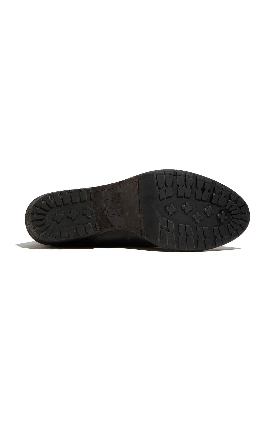 'Carson Lug' Boot, Alternate, color, BLACK