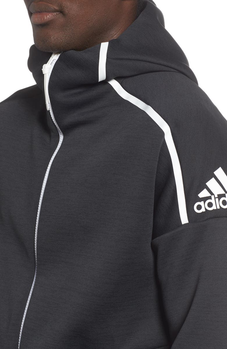 adidas ZNE Fast Release Hooded Jacket, Alternate, color, 