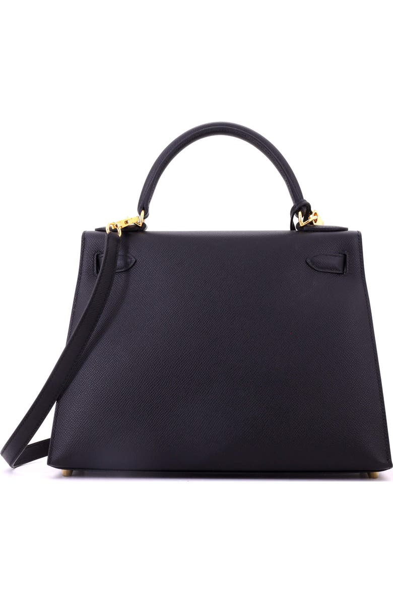Pre-Owned Hermes Kelly Handbag Black Epsom with Gold Hardware 28, Alternate, color, Noir